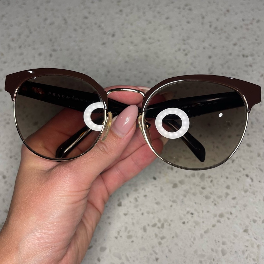 Prada Elegant Brown Sunglasses